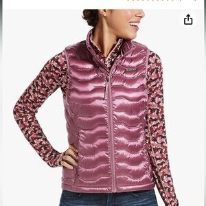 Ariat Pink Puffer Vest for Women